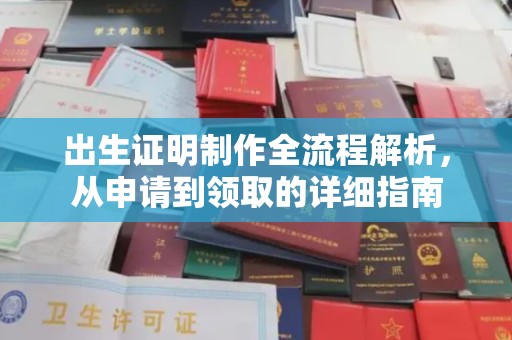 临沂出生证明制作全流程解析，从申请到领取的详细指南