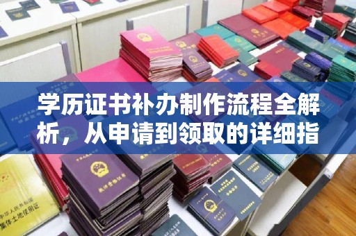 临沂学历证书补办制作流程全解析，从申请到领取的详细指南